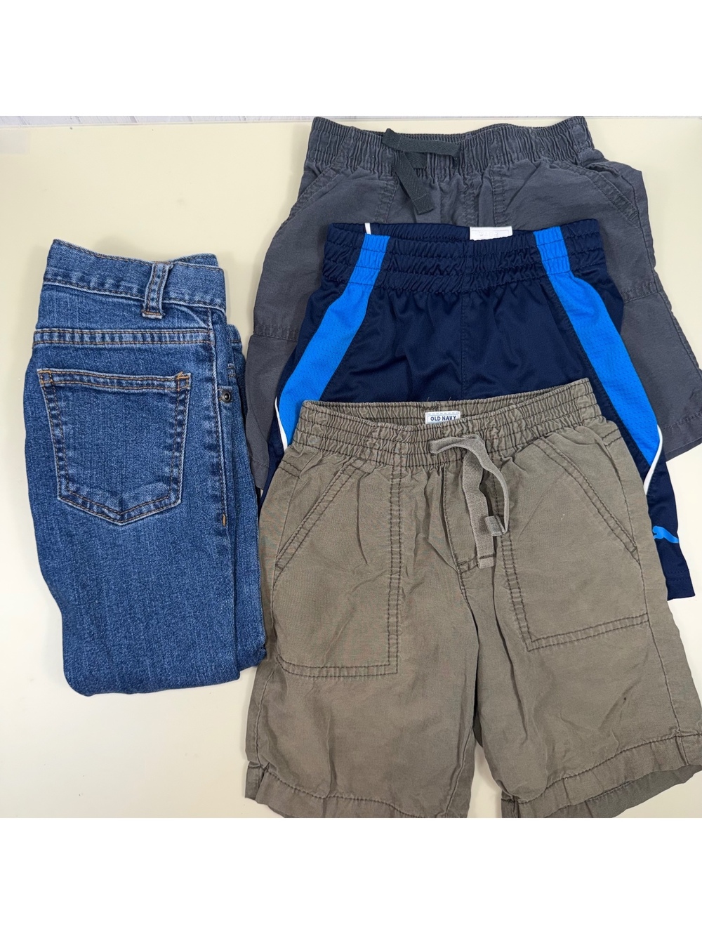 Boys 4T Shorts & 4R Jeans 4-Piece Clothing Lot